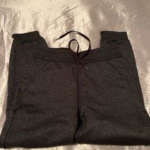 Lululemon scuba high rise sweatpants black sparkle